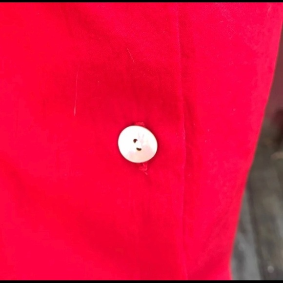 Red Button Down Shirt by BonWorth - Picture 3 of 8
